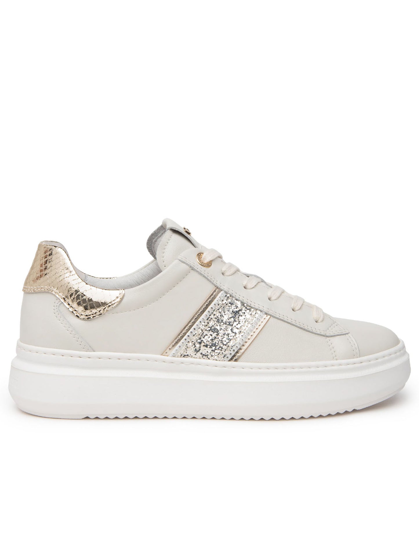 SNEAKERS CON PLATFORM NERO GIARDINI DONNA PANNA