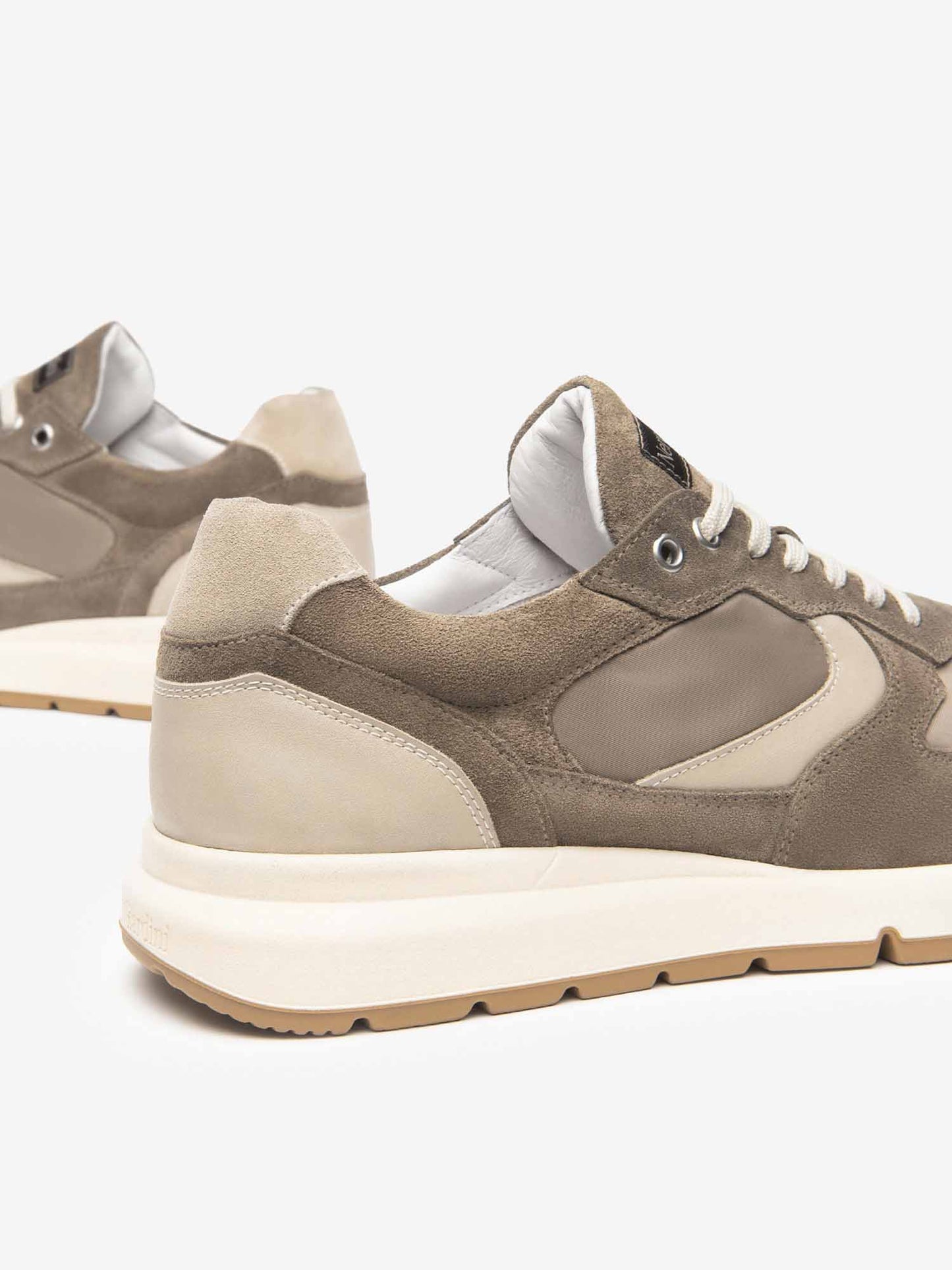 SNEAKERS IN CAMOSCIO E NYLON NERO GIARDINI UOMO TALPA