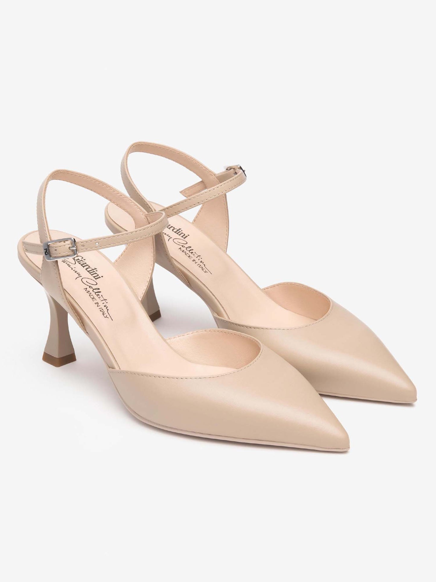 SLINGBACK NERO GIARDINI DONNA LINO