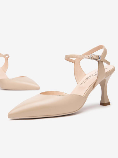 SLINGBACK NERO GIARDINI DONNA LINO