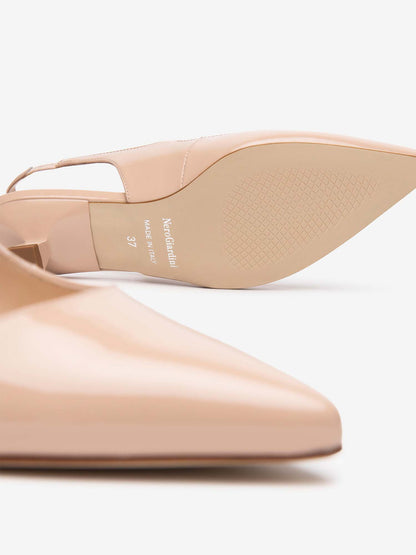 SLINGBACK CON INSERTO ELASTICO E FIBBIA NERO GIARDINI DONNA CIPRIA