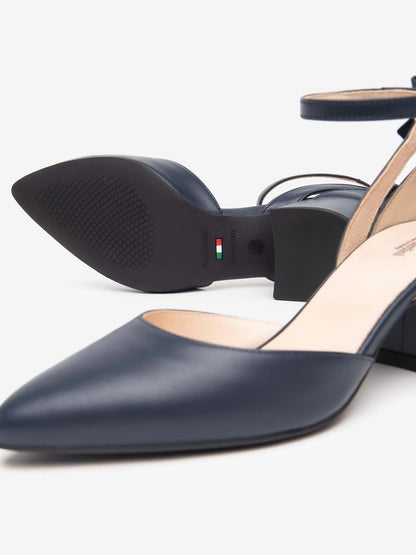 DECOLLETÉ CON FIOCCO NERO GIARDINI DONNA BLU