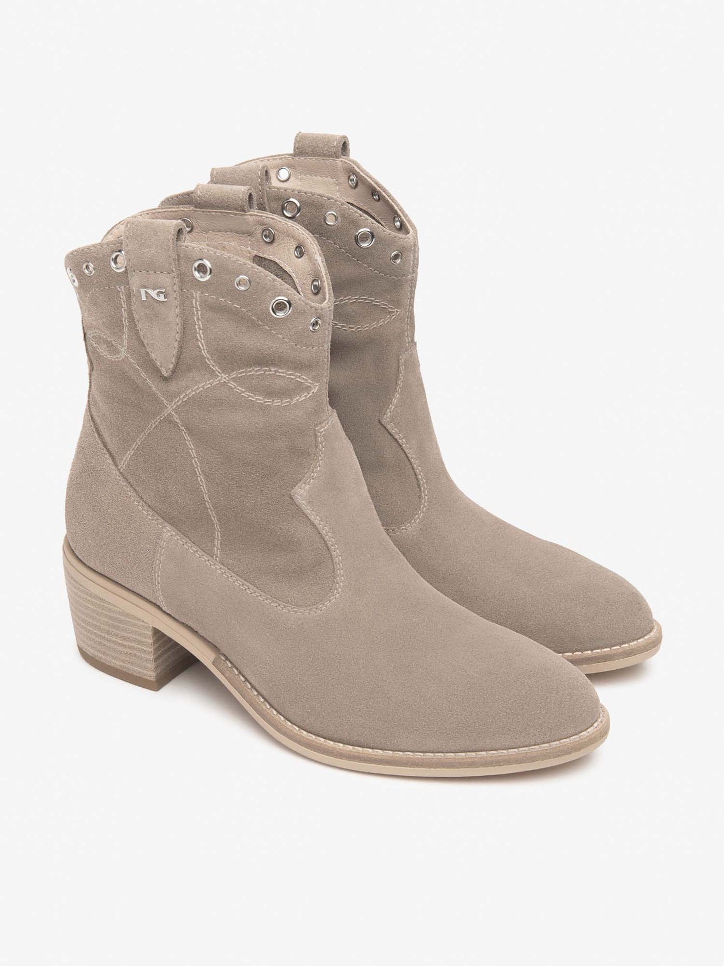 TRONCHETTI SCAMOSCIATI NERO GIARDINI DONNA BEIGE
