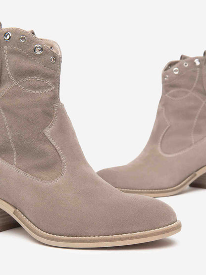 TRONCHETTI SCAMOSCIATI NERO GIARDINI DONNA BEIGE