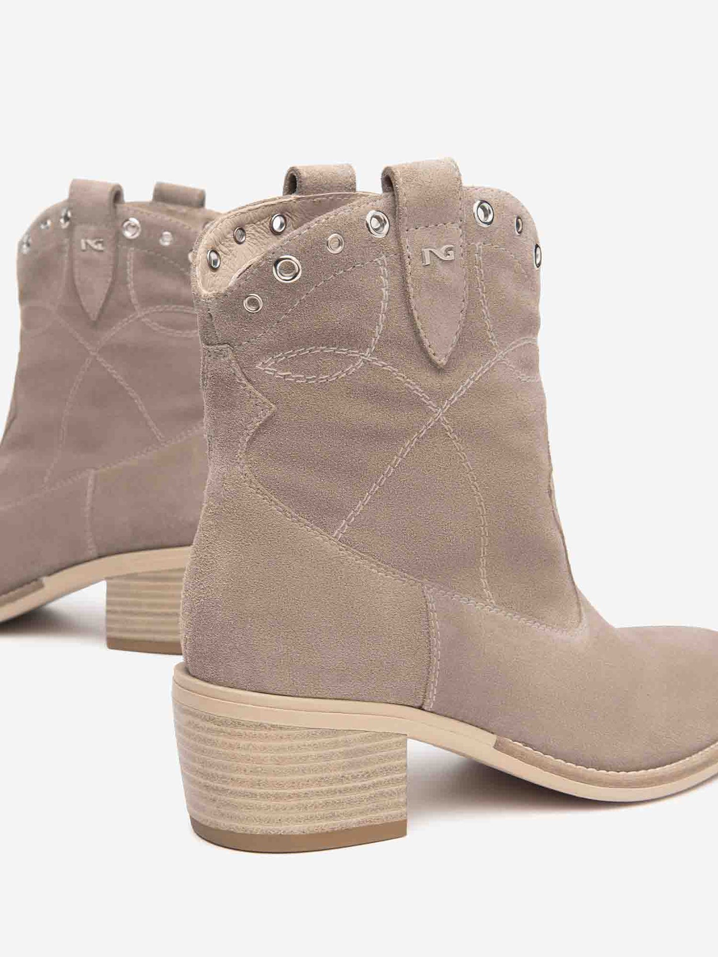 TRONCHETTI SCAMOSCIATI NERO GIARDINI DONNA BEIGE