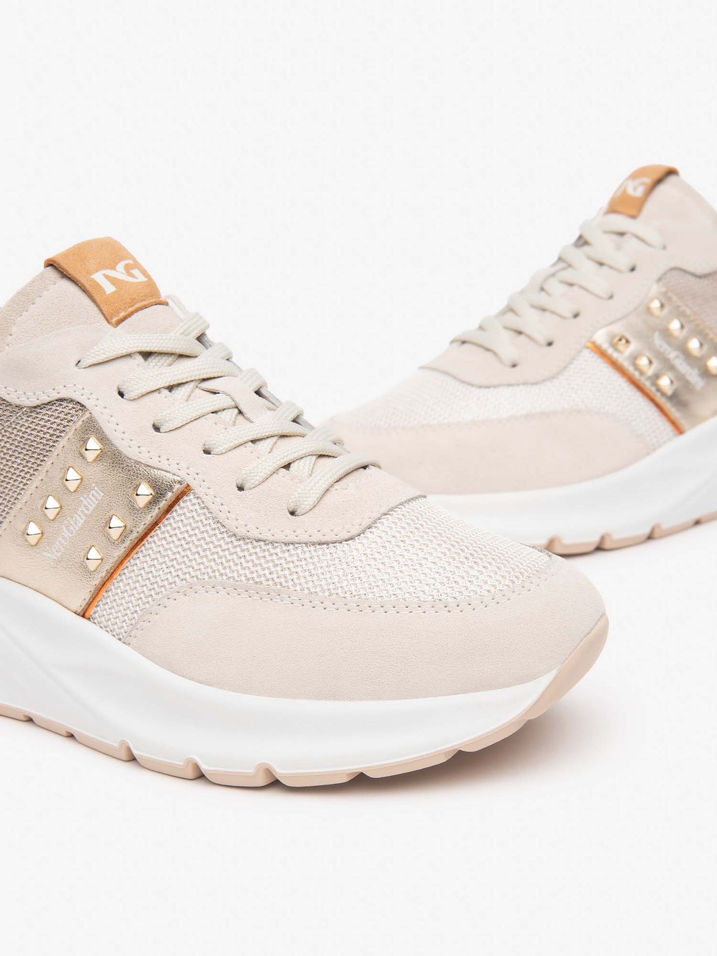 SNEAKERS NERO GIARDINI DONNA GESSO