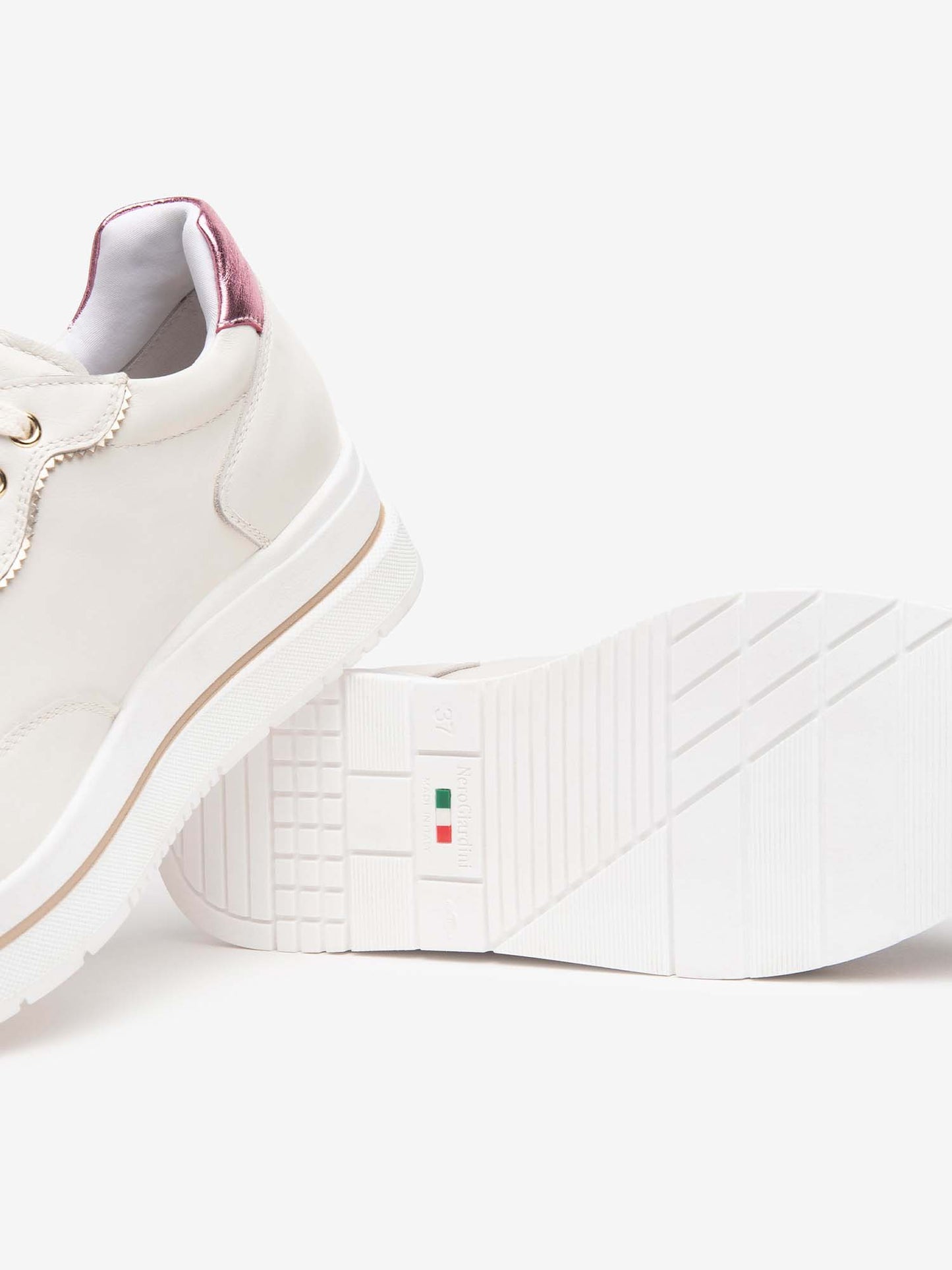 SNEAKERS CON CHARME NERO GIARDINI DONNA GESSO