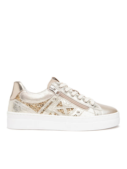 SNEAKERS CON PLATFORM NERO GIARDINI DONNA CHAMPAGNE