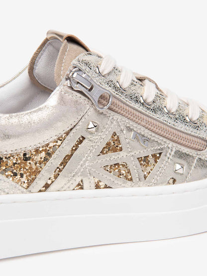SNEAKERS CON PLATFORM NERO GIARDINI DONNA CHAMPAGNE