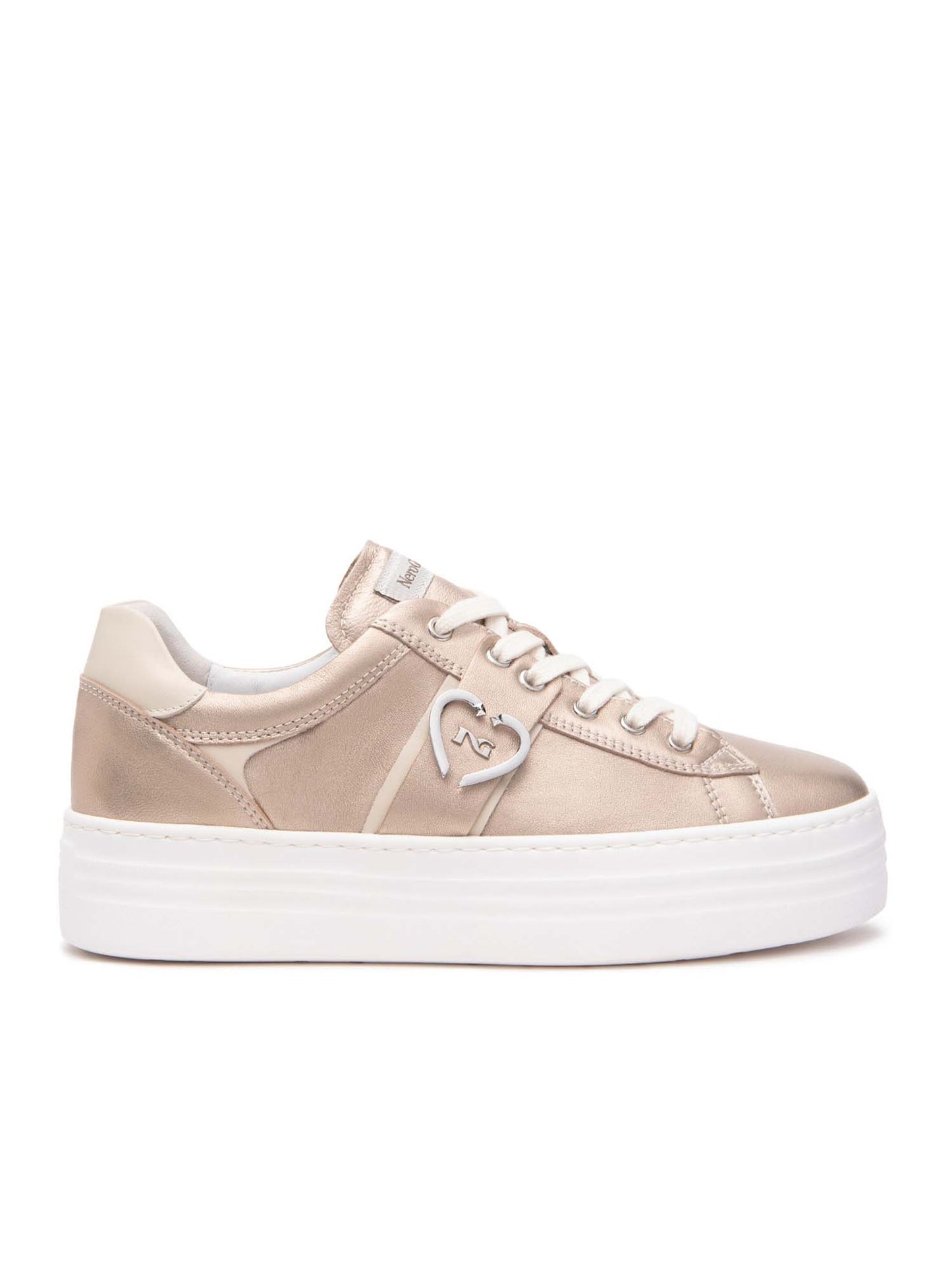 SNEAKERS NERO GIARDINI DONNA PLATINO