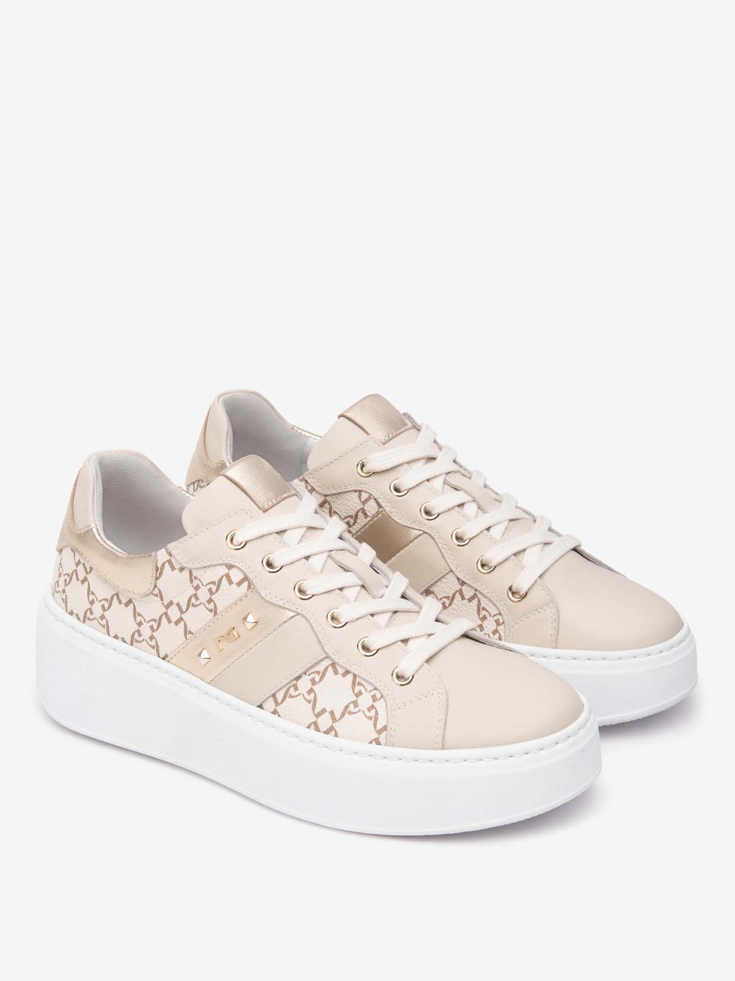 SNEAKERS NERO GIARDINI DONNA BEIGE
