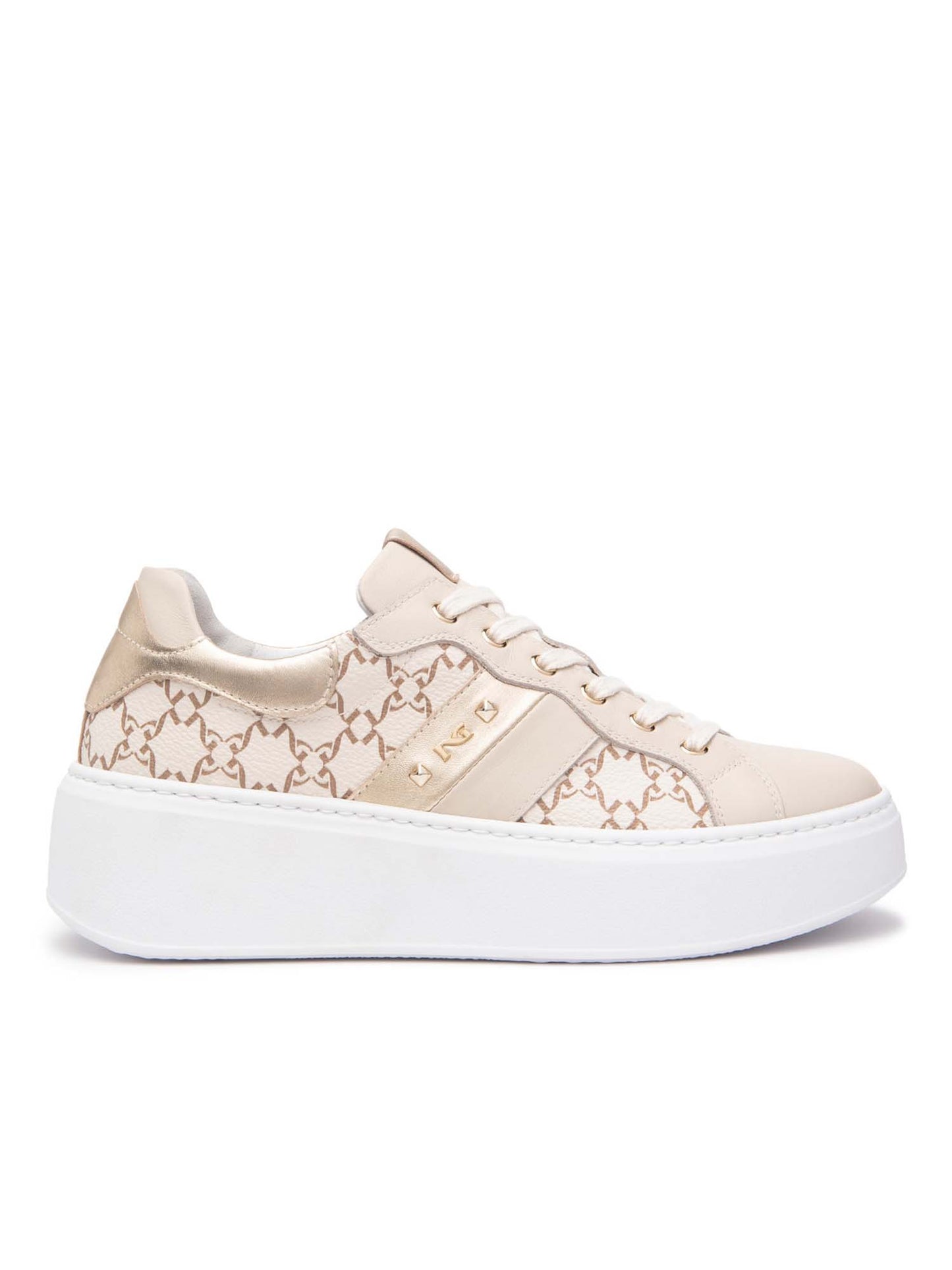 SNEAKERS NERO GIARDINI DONNA BEIGE