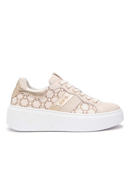 SNEAKERS NERO GIARDINI DONNA BEIGE