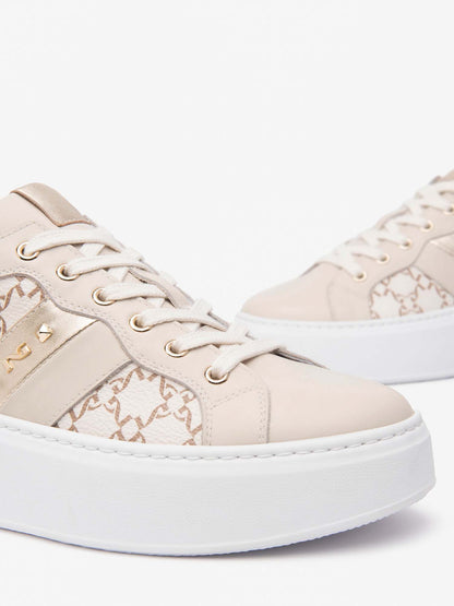 SNEAKERS NERO GIARDINI DONNA BEIGE
