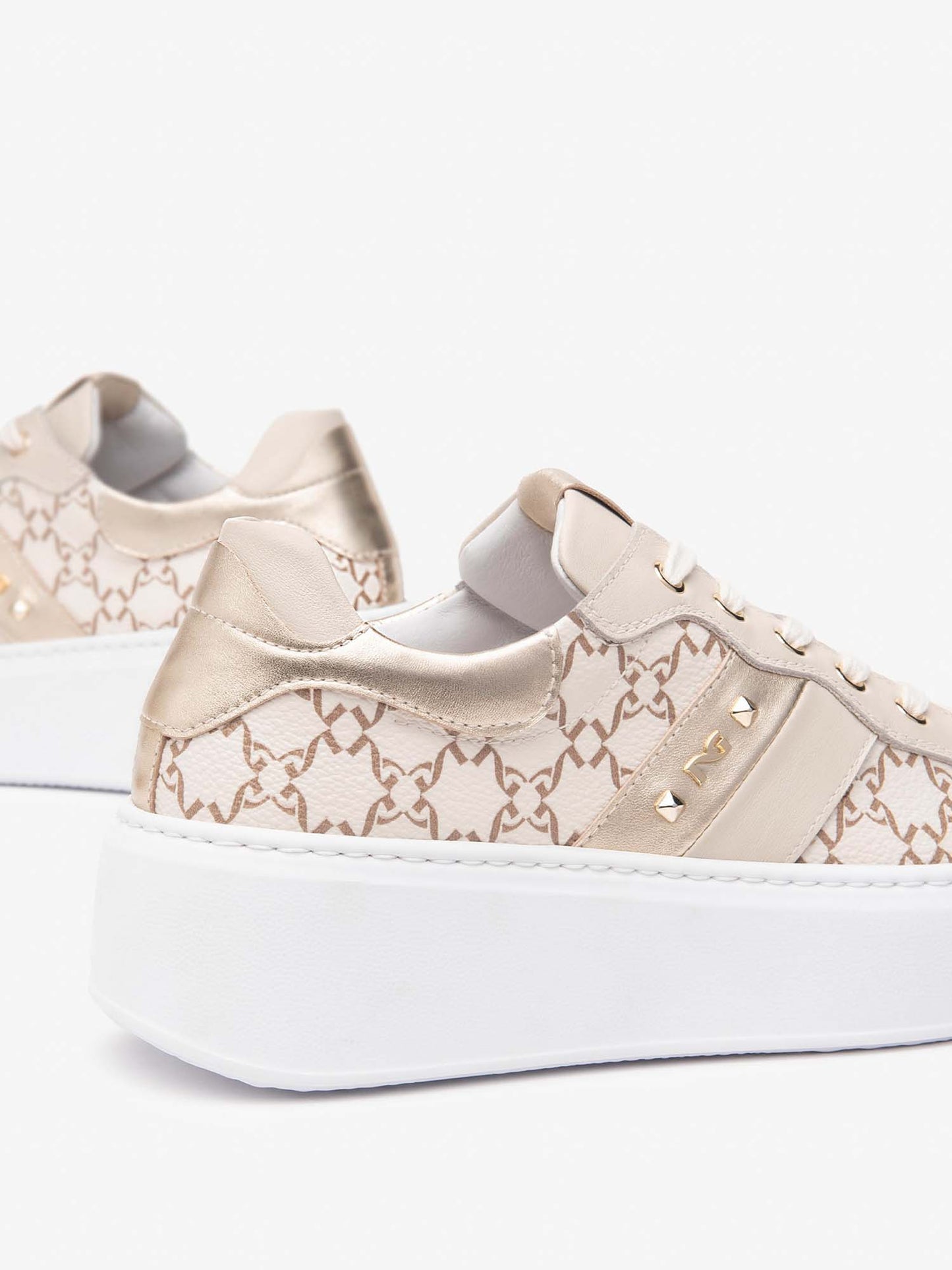 SNEAKERS NERO GIARDINI DONNA BEIGE
