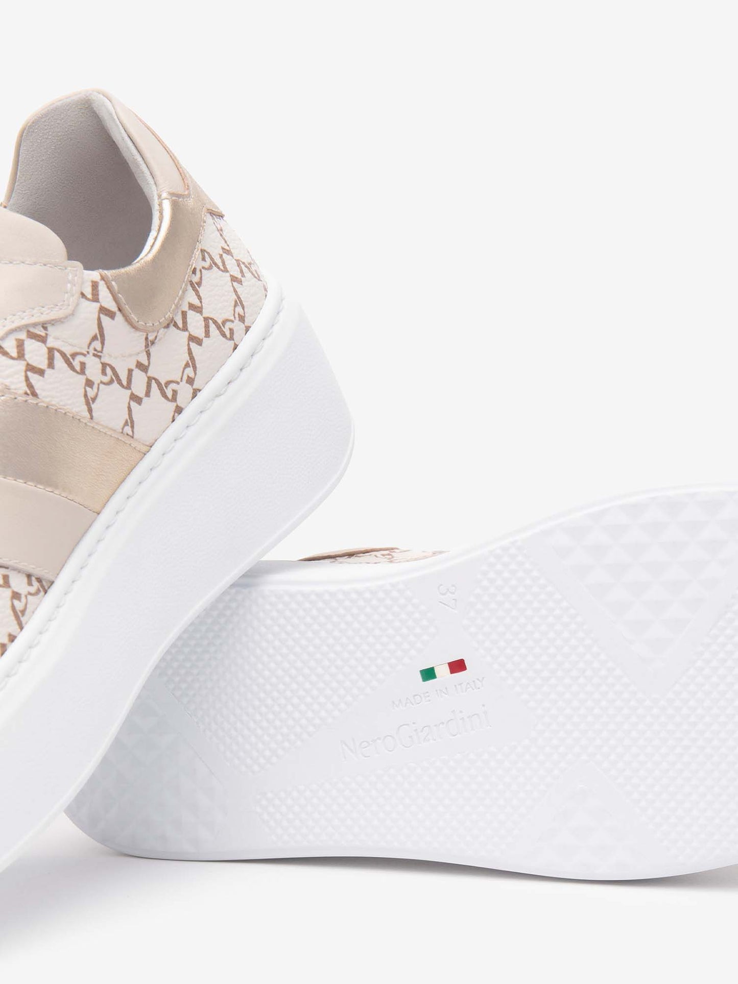 SNEAKERS NERO GIARDINI DONNA BEIGE