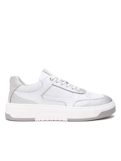 SNEAKERS NERO GIARDINI DONNA BIANCO ARGENTO