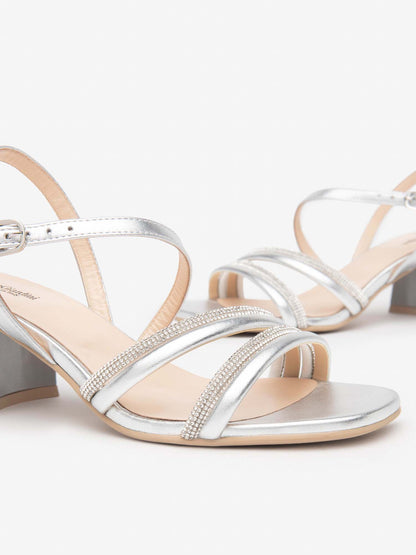 NERO GIARDINI SANDAL - ARGENTO