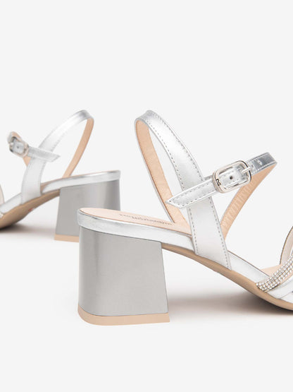 NERO GIARDINI SANDAL - ARGENTO