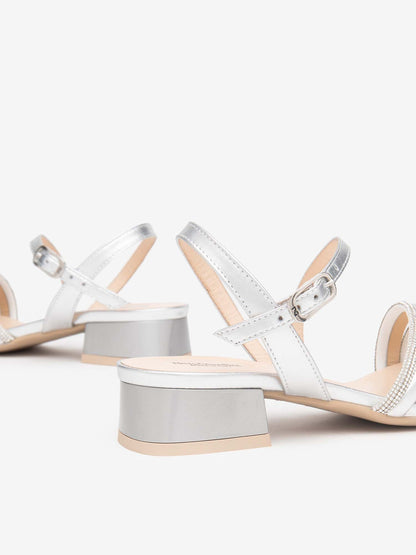 NERO GIARDINI SANDAL - ARGENTO