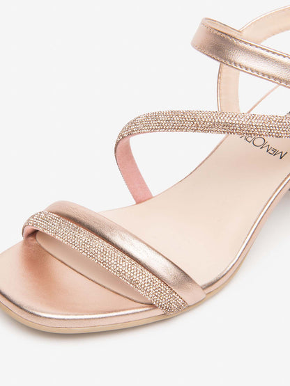 Nero giardini fen sandalo alto da donna platino
