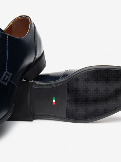 Stringata classica blu Nero Giardini elegante da uomo