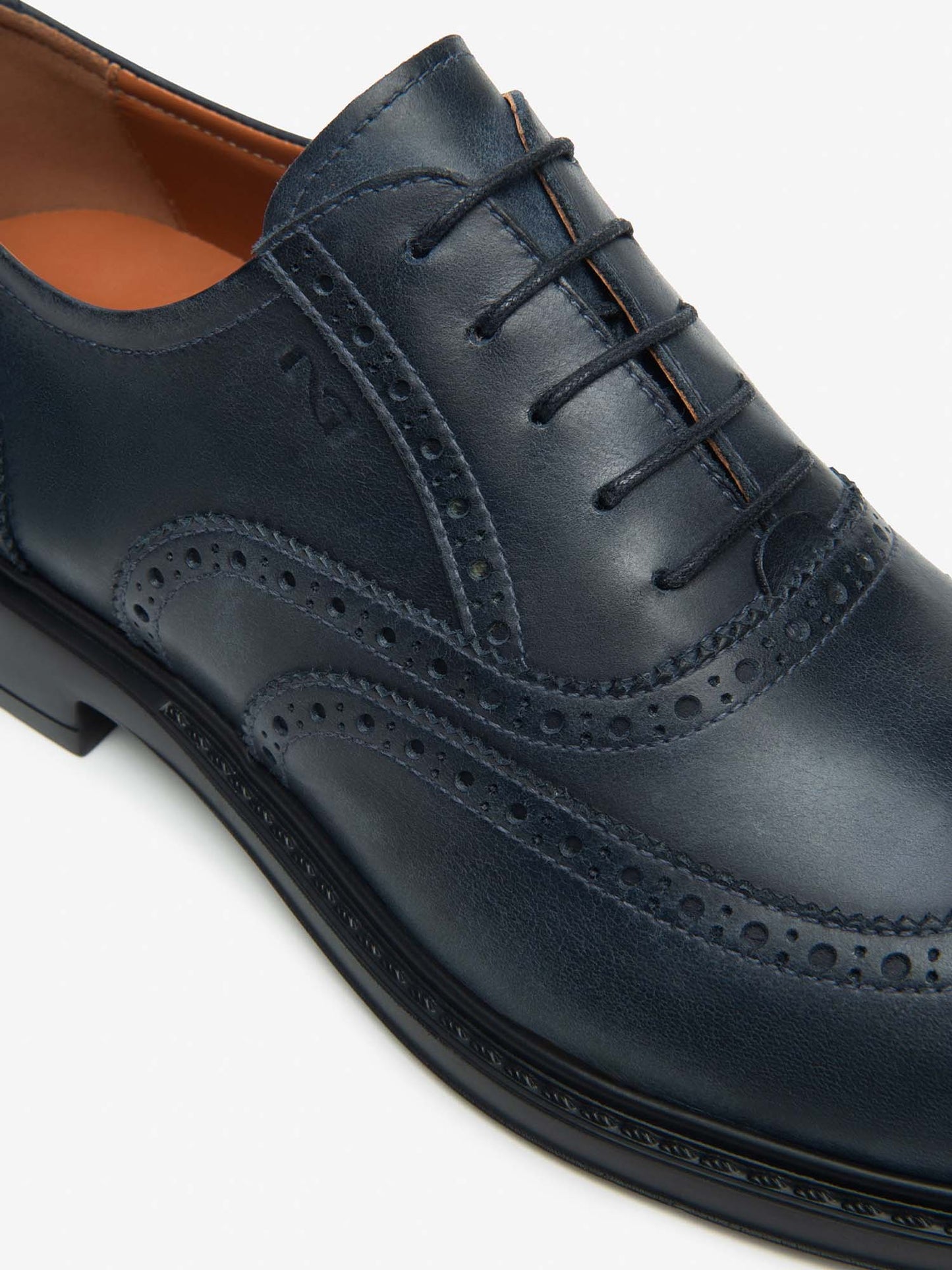 Nero Giardini Bibion, stringate classiche da uomo blu
