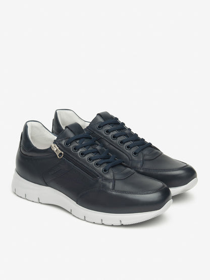 Sneakers Andalo in pelle blu da uomo Nero Giardini