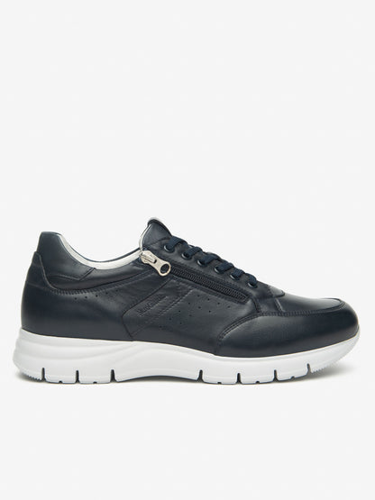 Sneakers Andalo in pelle blu da uomo Nero Giardini