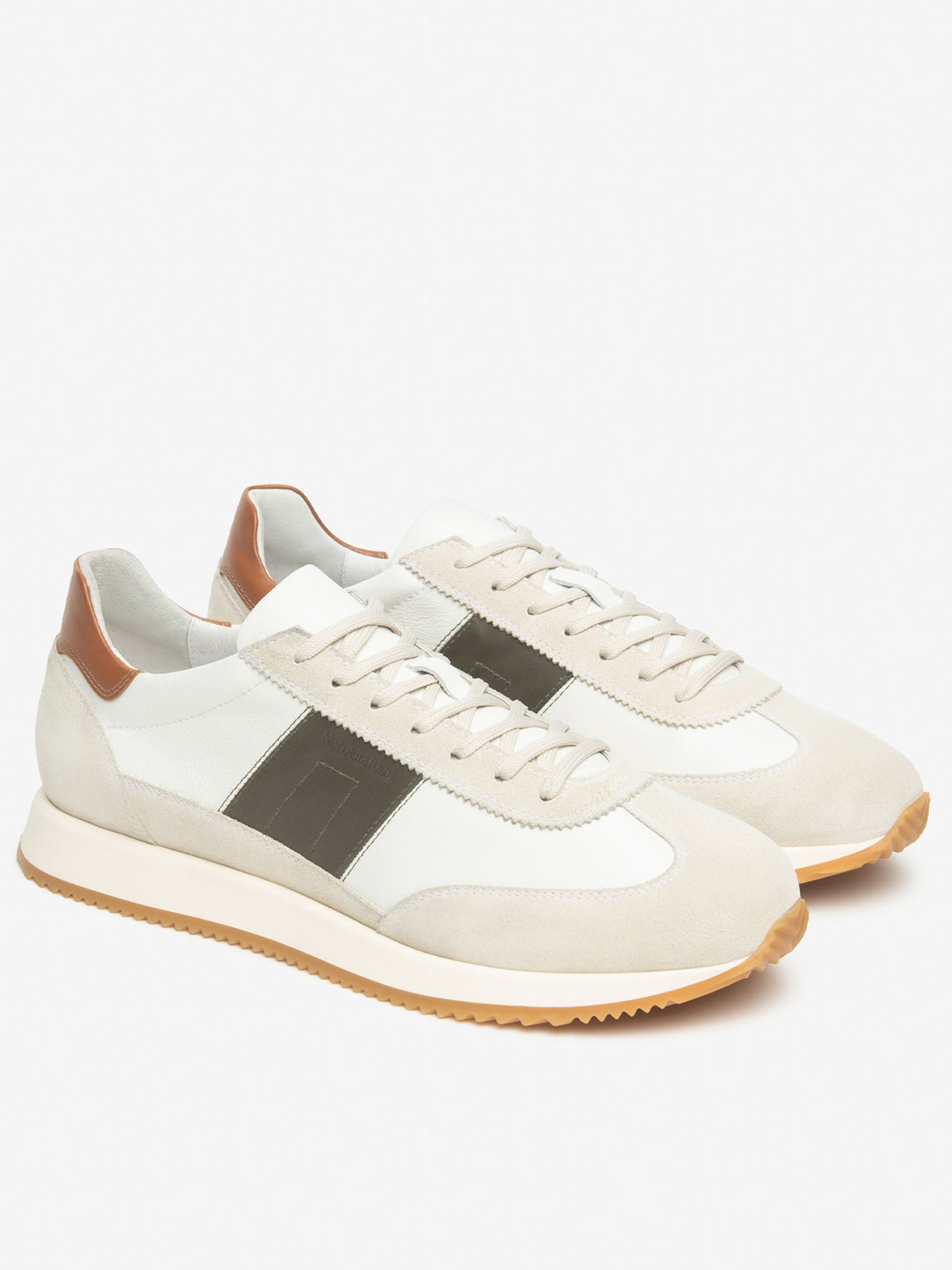 Nero Giardini Palerm, sneakers casual da uomo bianche