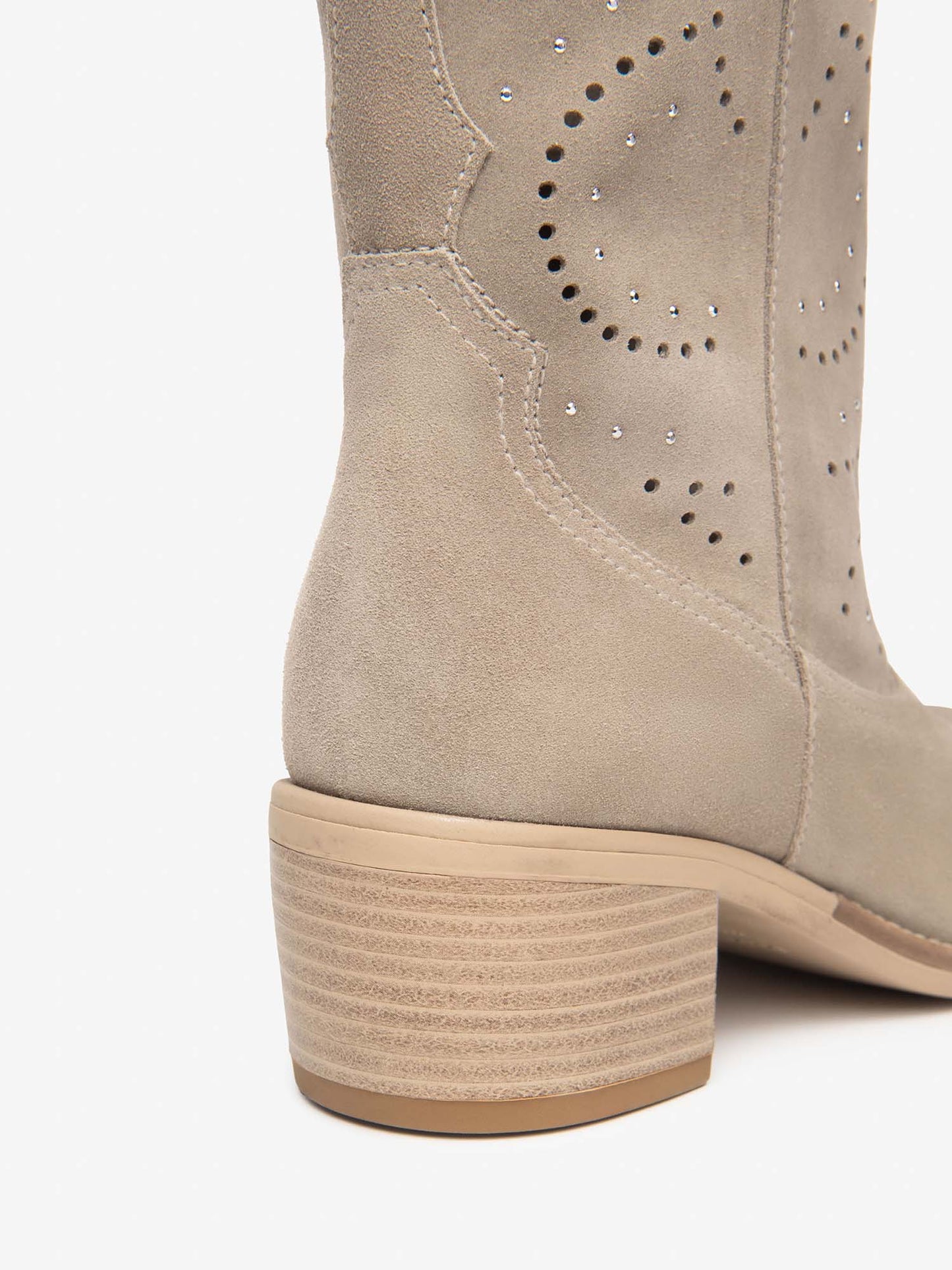 Stivale texano Basile beige da donna Nero Giardini