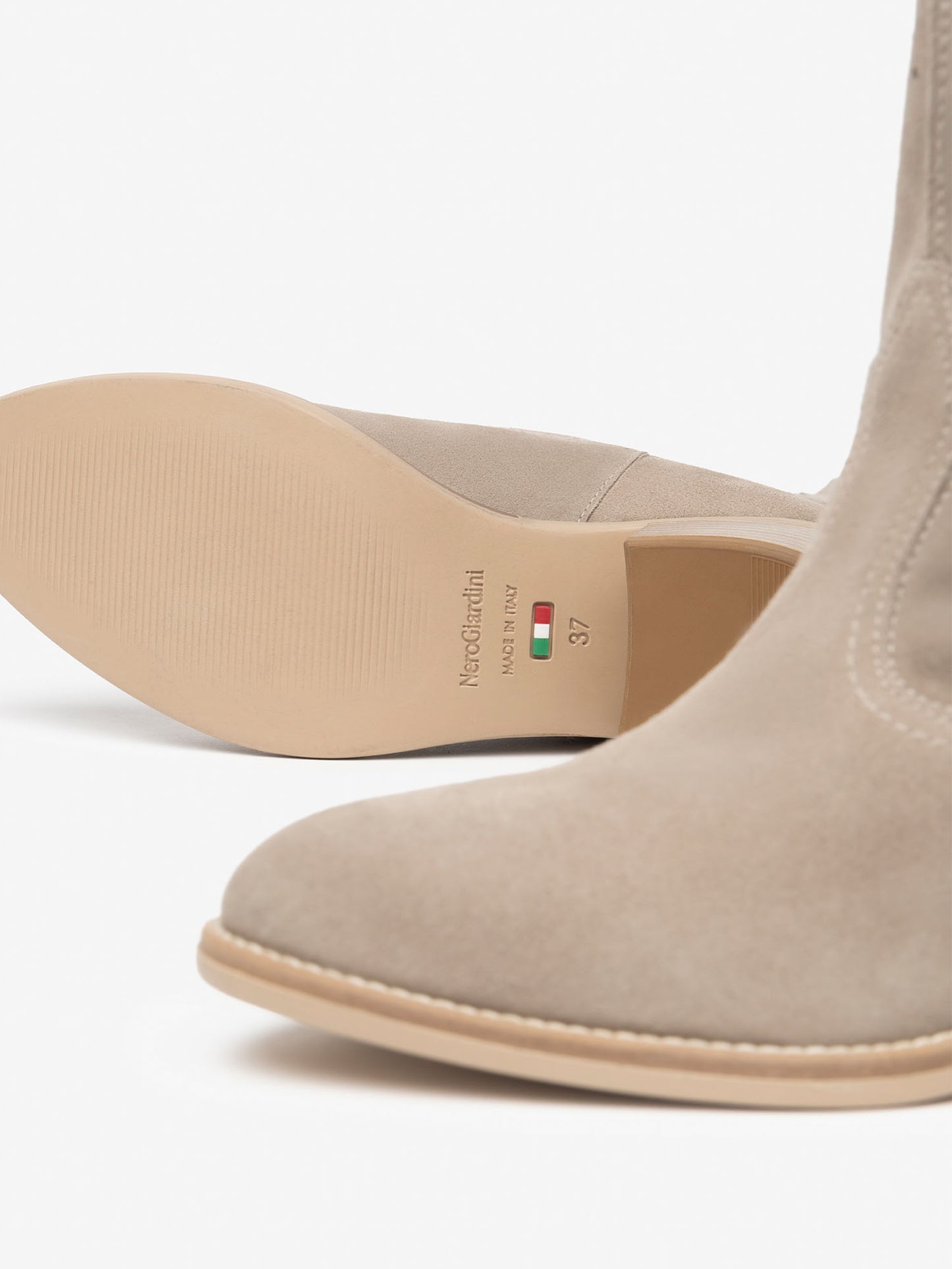 Stivale texano Basile beige da donna Nero Giardini