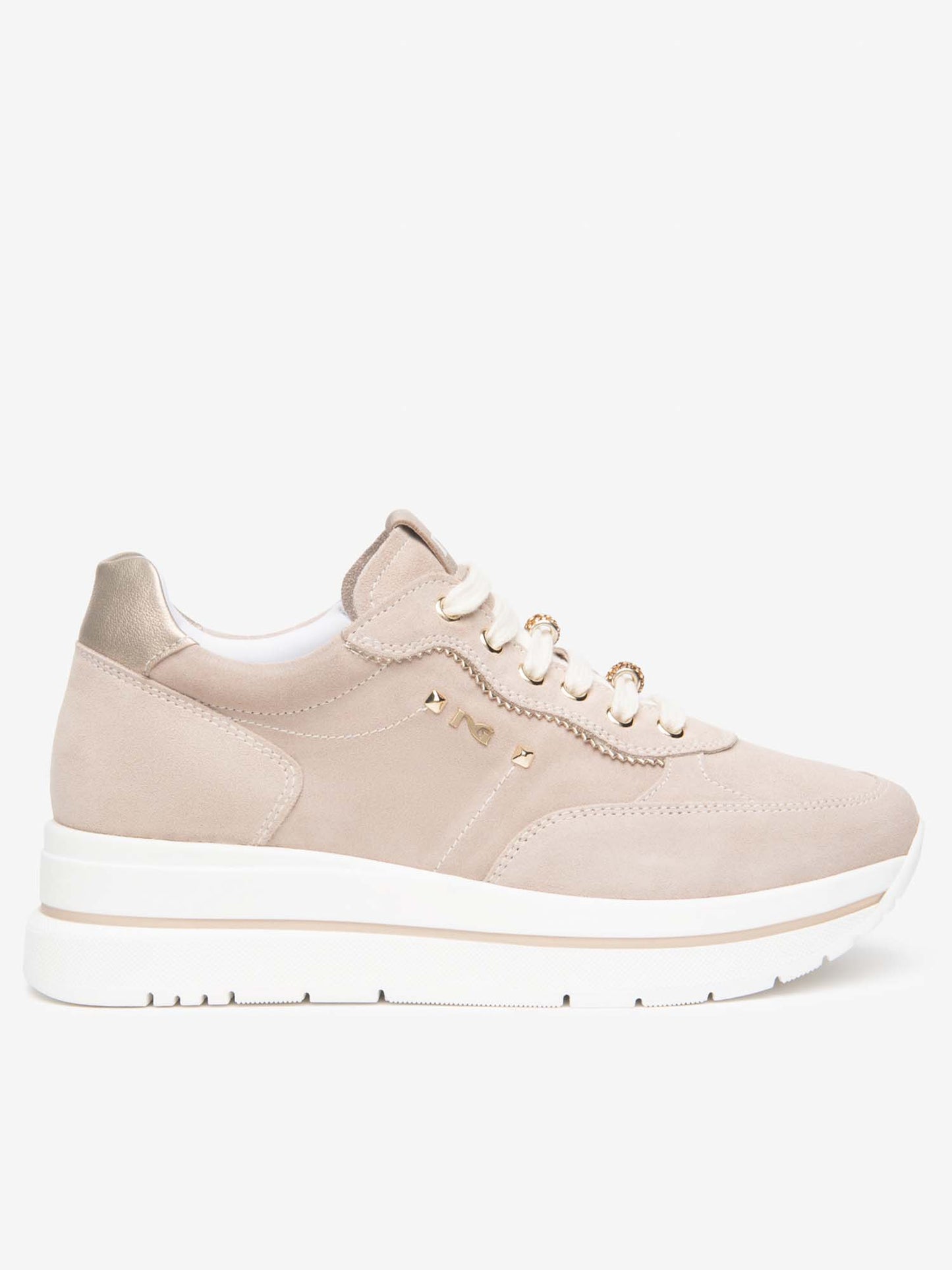 Nero Giardini Corvar, sneakers casual beige da donna