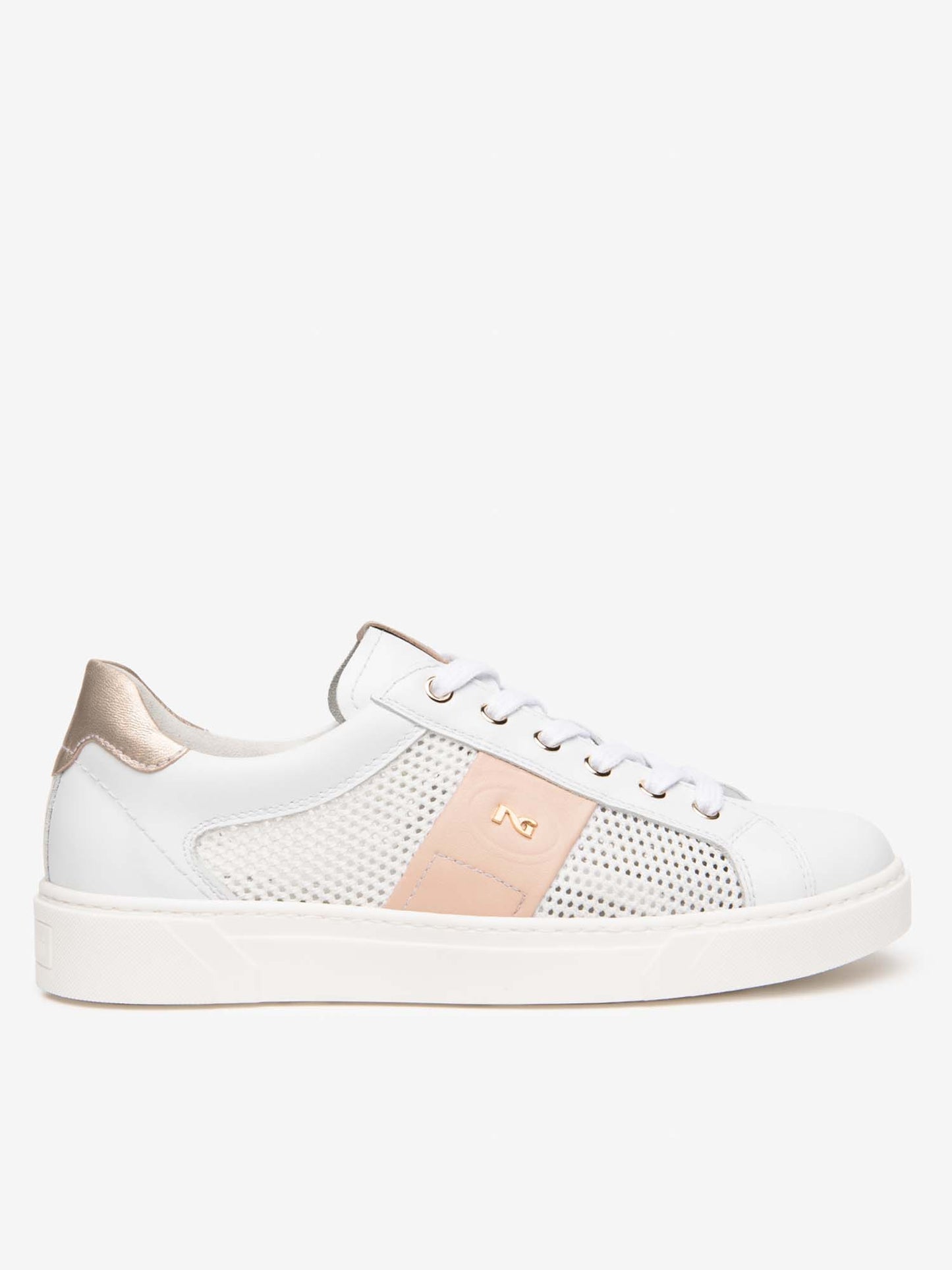 Sneakers Malaga di Nero Giardini da donna in pelle bianca