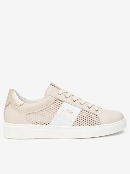 Sneakers Malaga beige stringate da donna Nero Giardini