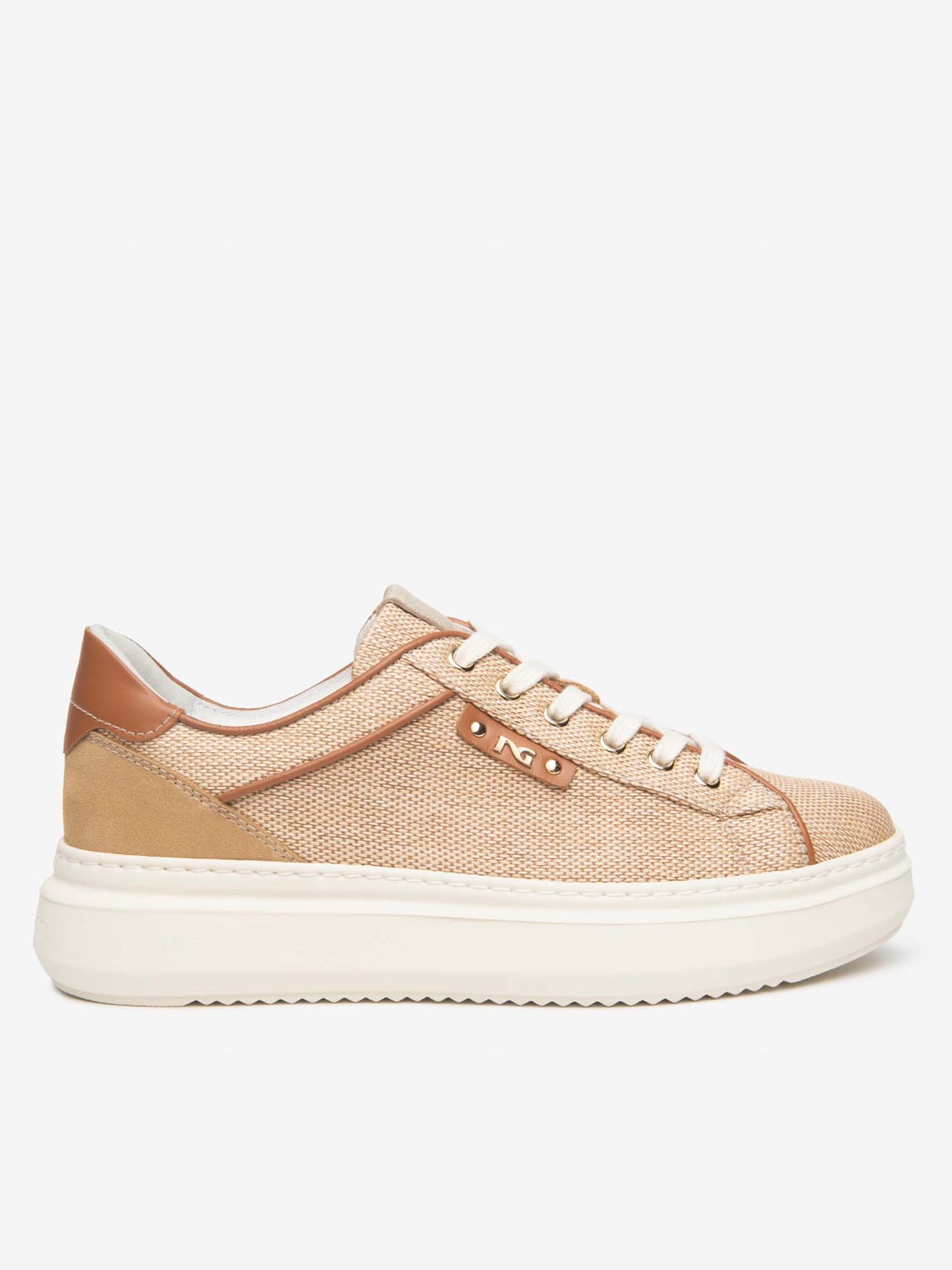 Sneakers da donna Nero Giardini Riola in pelle marrone