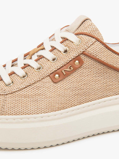 Sneakers da donna Nero Giardini Riola in pelle marrone