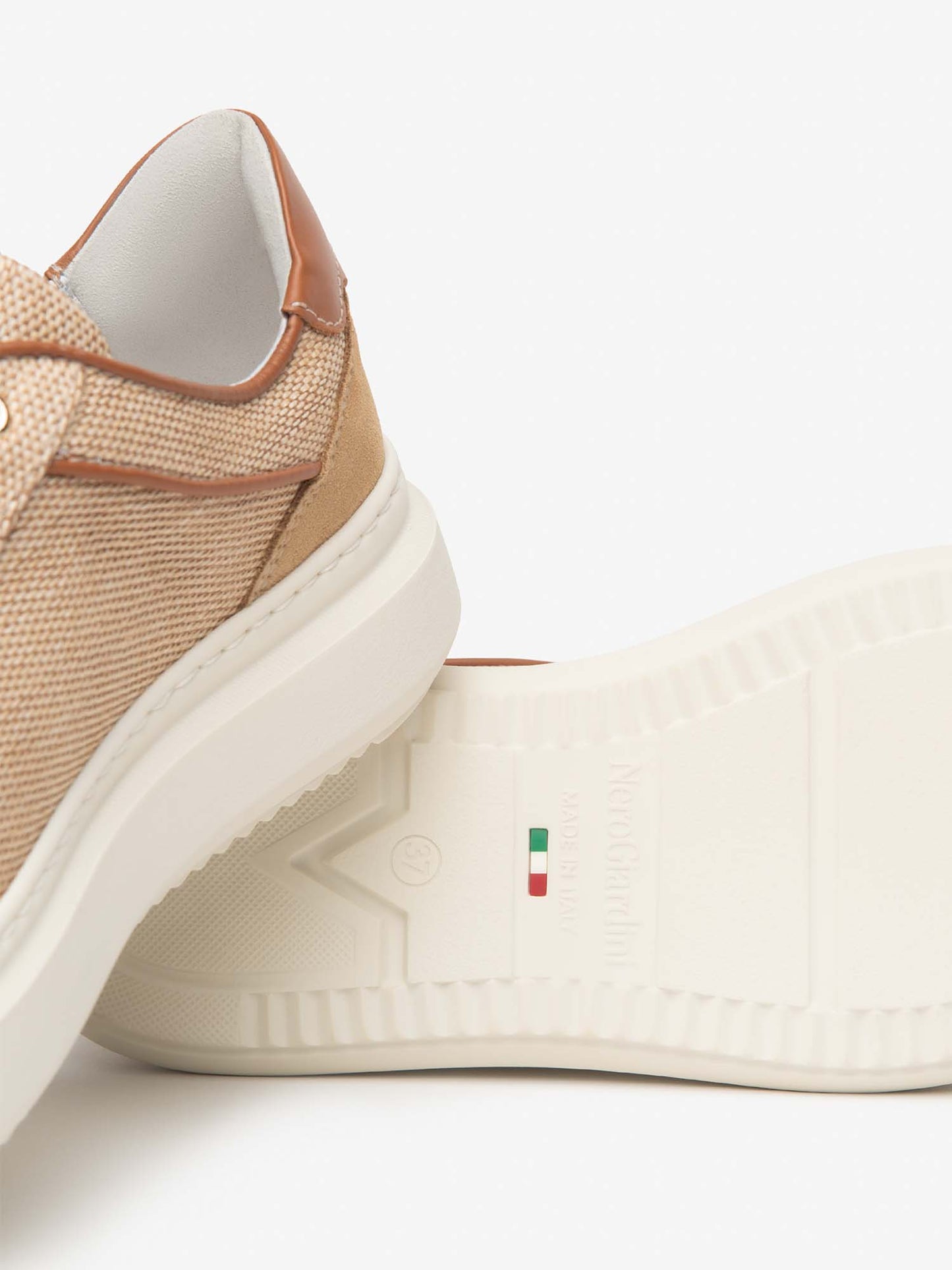 Sneakers da donna Nero Giardini Riola in pelle marrone