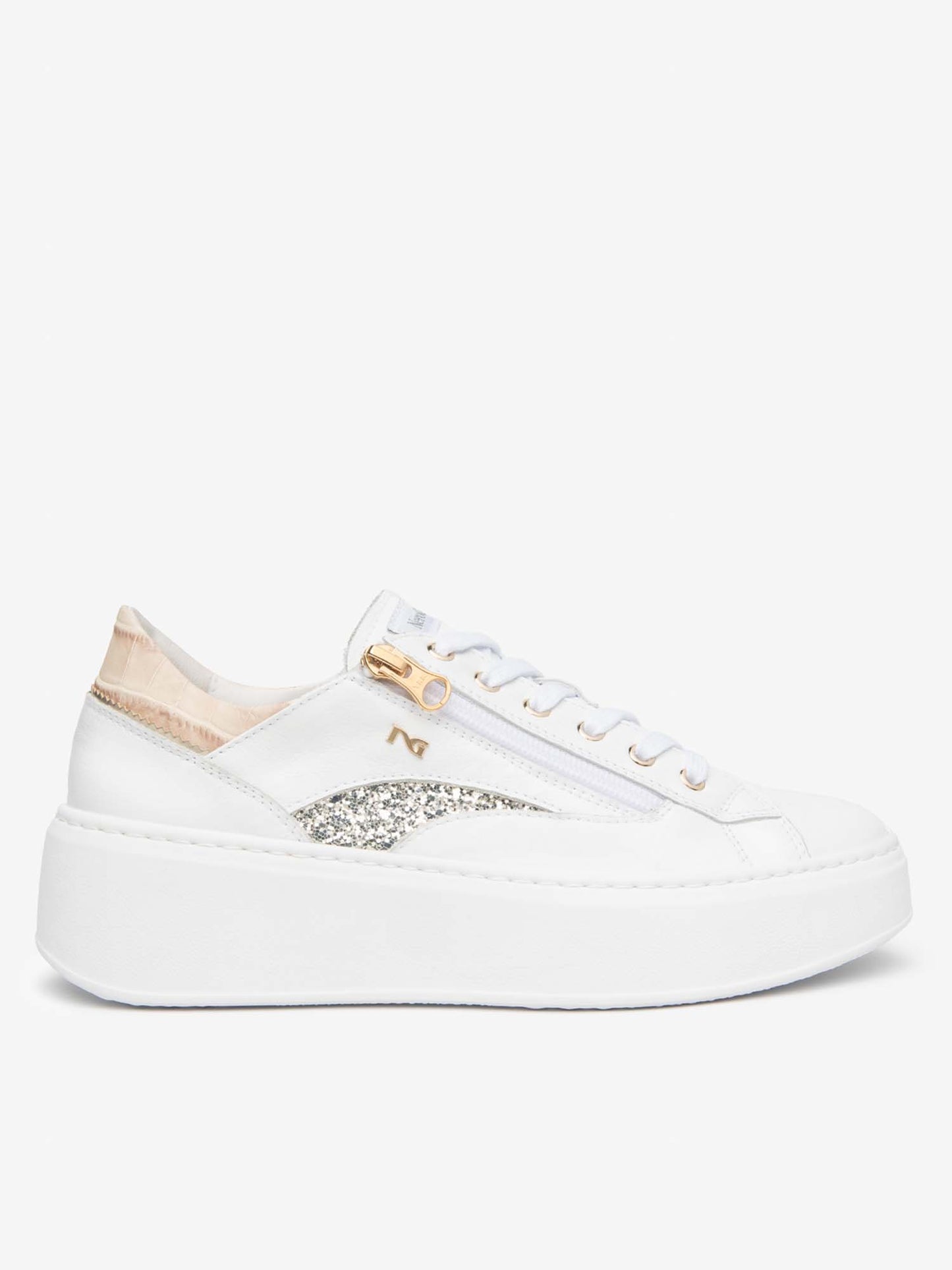 Sneakers Guatem bianche con doppia chiusura da donna Nero Giardini