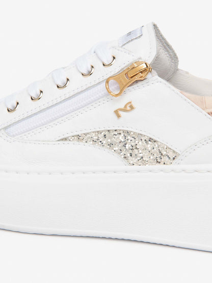 Sneakers Guatem bianche con doppia chiusura da donna Nero Giardini