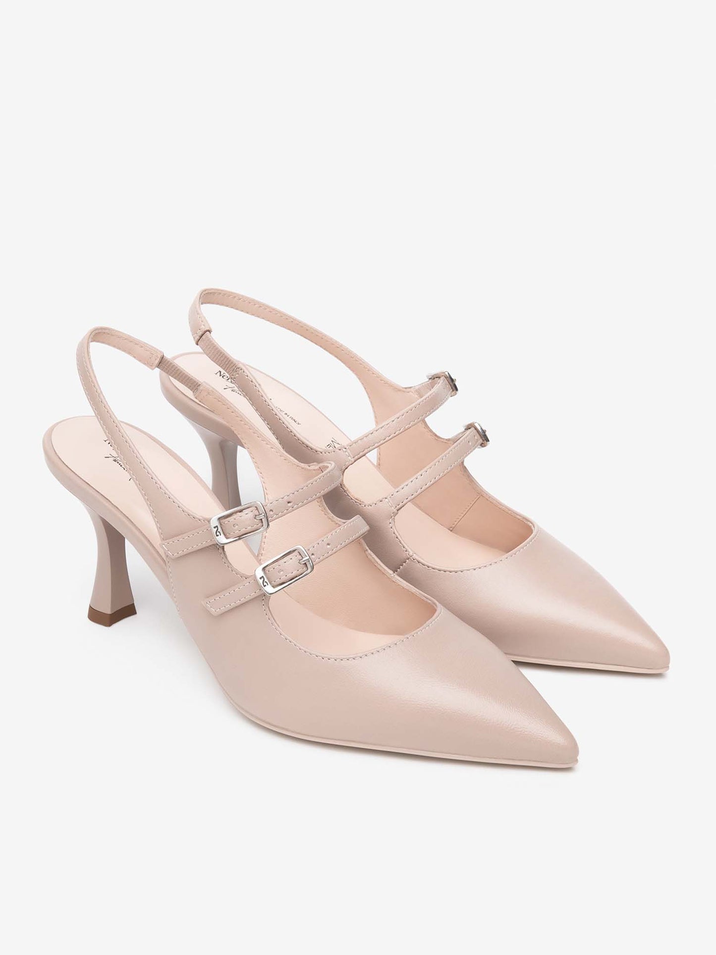 Décolleté slingback Adam Nude in pelle per donna elegante