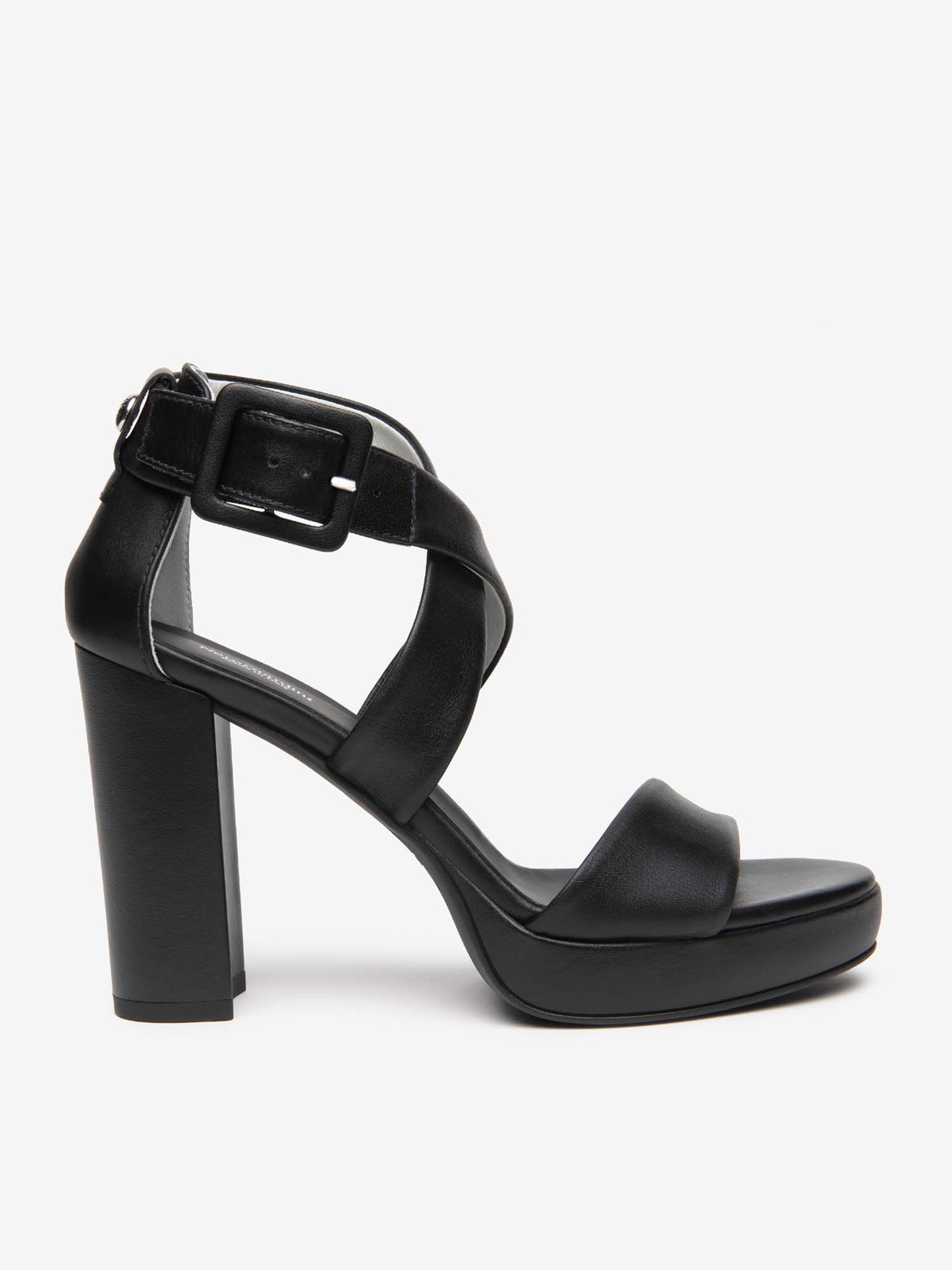Nero Giardini Astana, sandali donna in nero eleganti