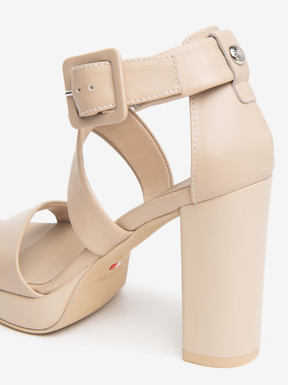 Sandali Nero Giardini Astana donna beige