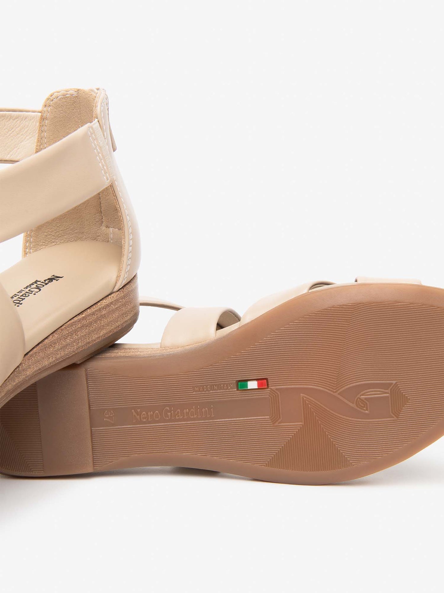 Nero Giardini Vieste, sandali donna beige eleganti