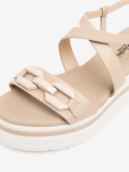 Nero Giardini Alican, sandali beige donna dall'eleganza italiana
