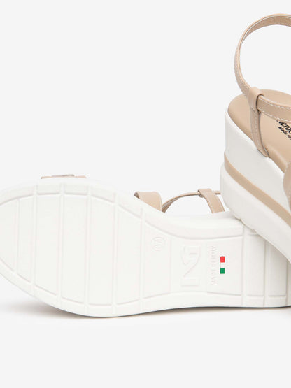 Nero Giardini Alican, sandali beige donna dall'eleganza italiana