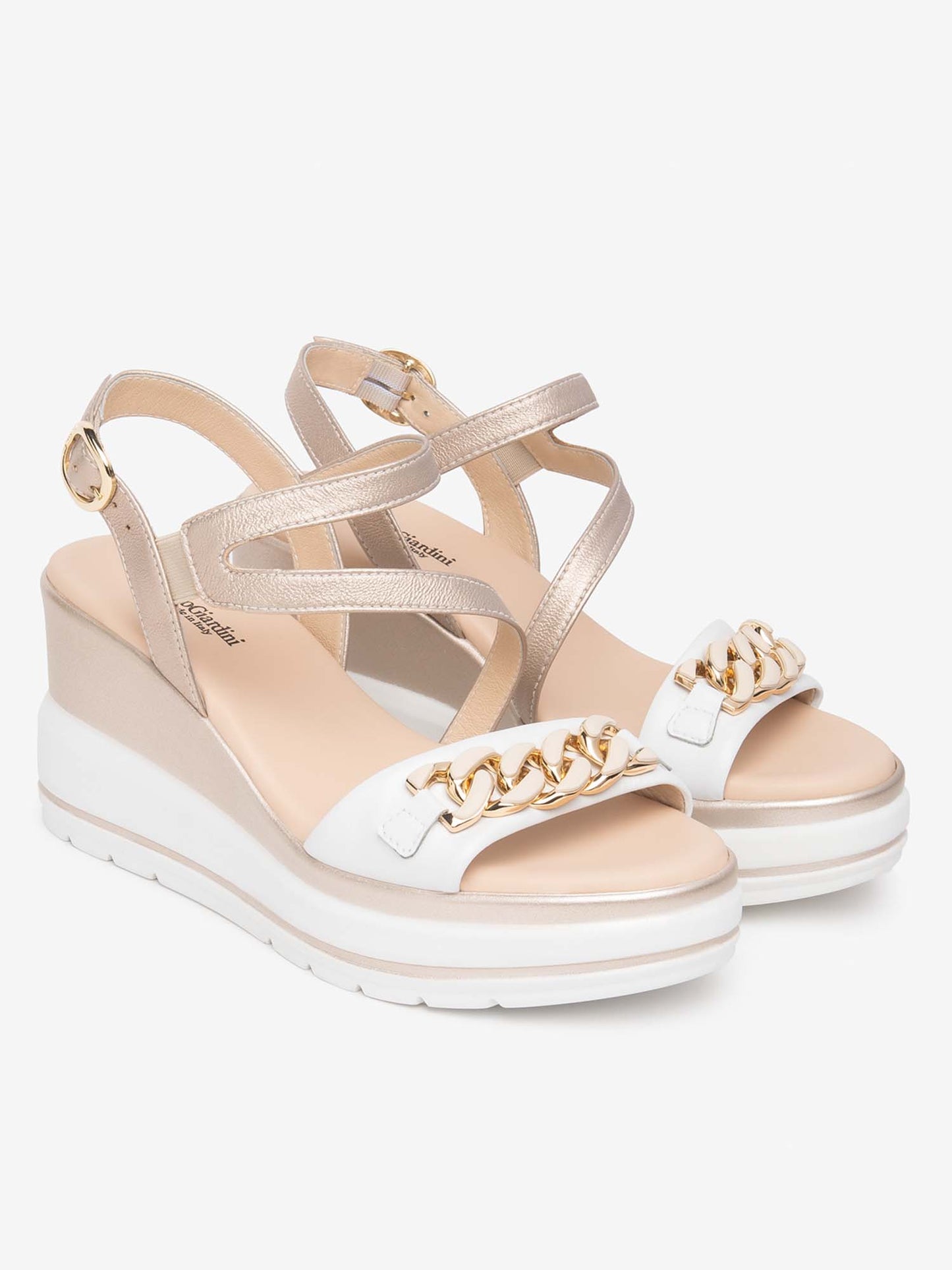 Nero Giardini Bastig, sandali donna multicolore in pelle