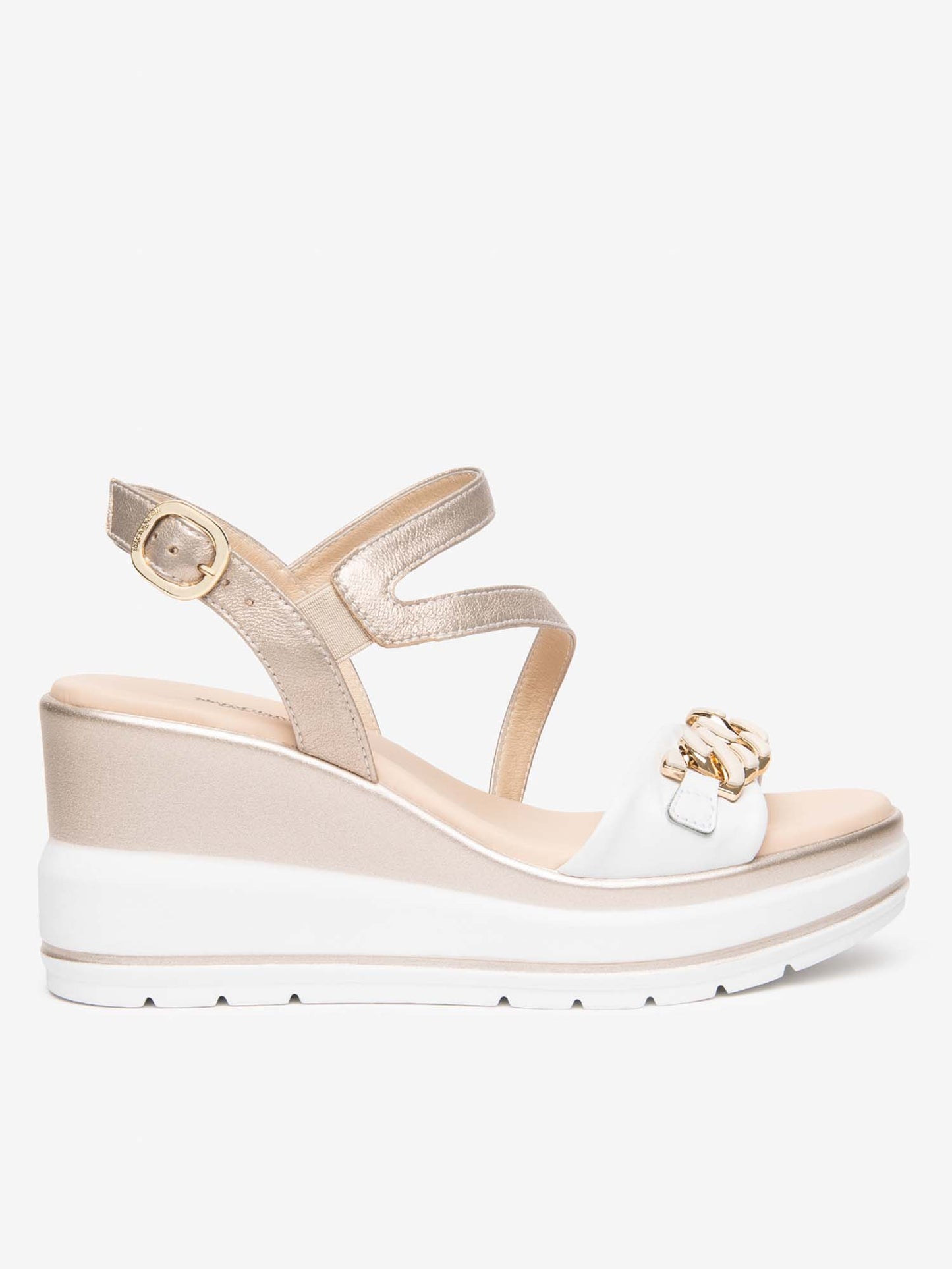 Nero Giardini Bastig, sandali donna multicolore in pelle