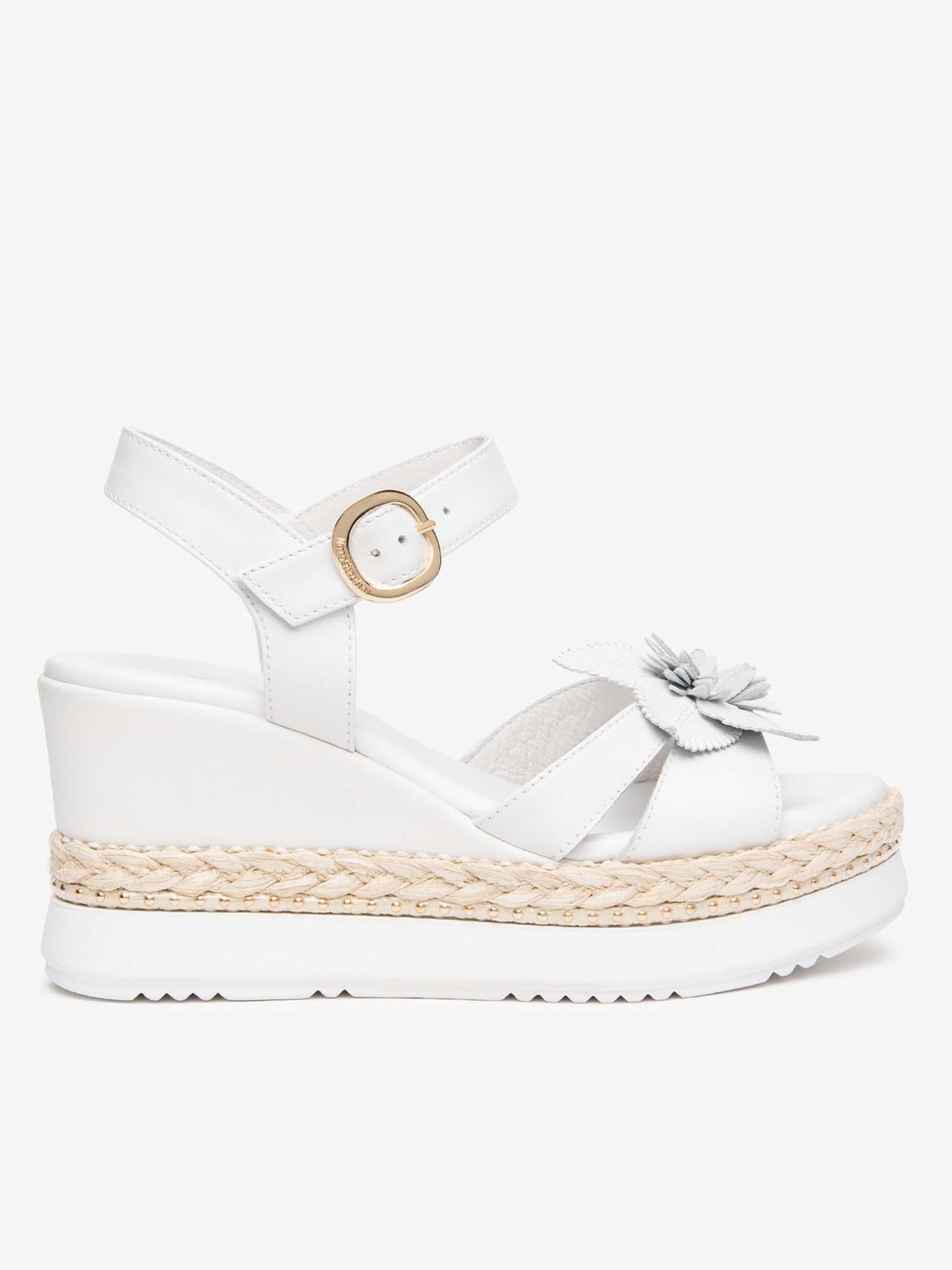 Sandali donna Nero Giardini Bagher in bianco