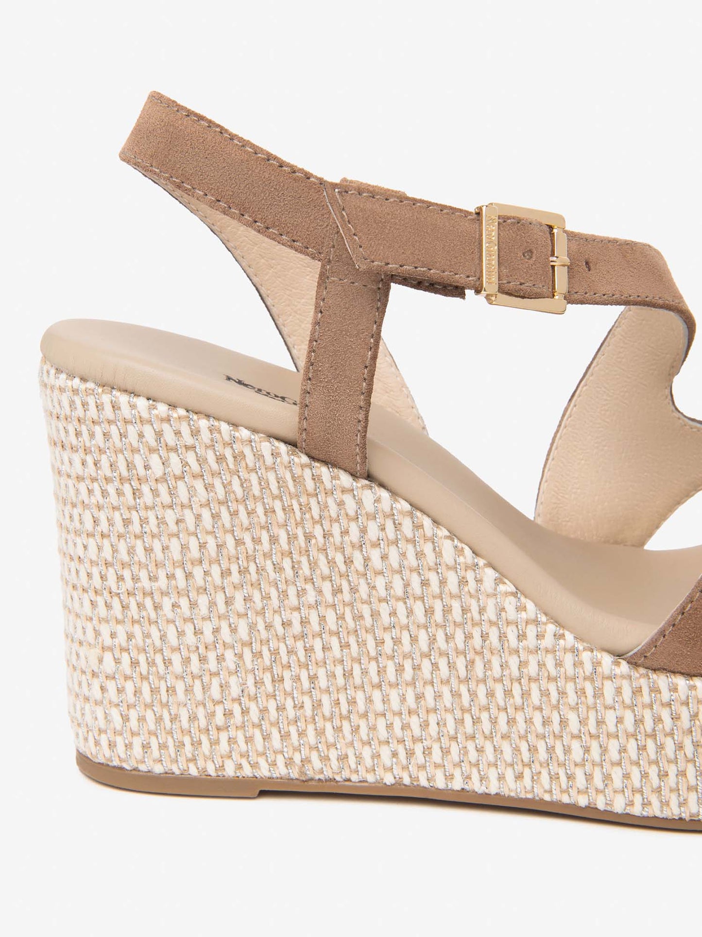 Nero Giardini Malfa, sandali donna in cuoio marrone